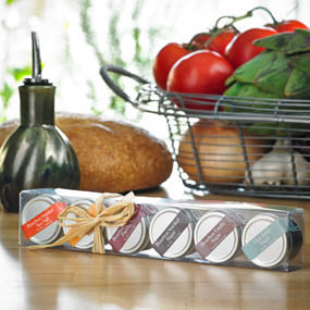 Bourbon Barrel Mini Tin Gift Set of Sugar and Spices