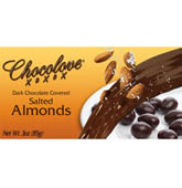 Dark Chocolate Covered Salted Almonds